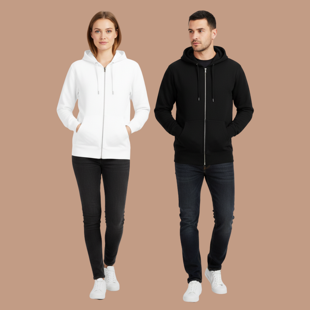 Unisex Zip Hoodie