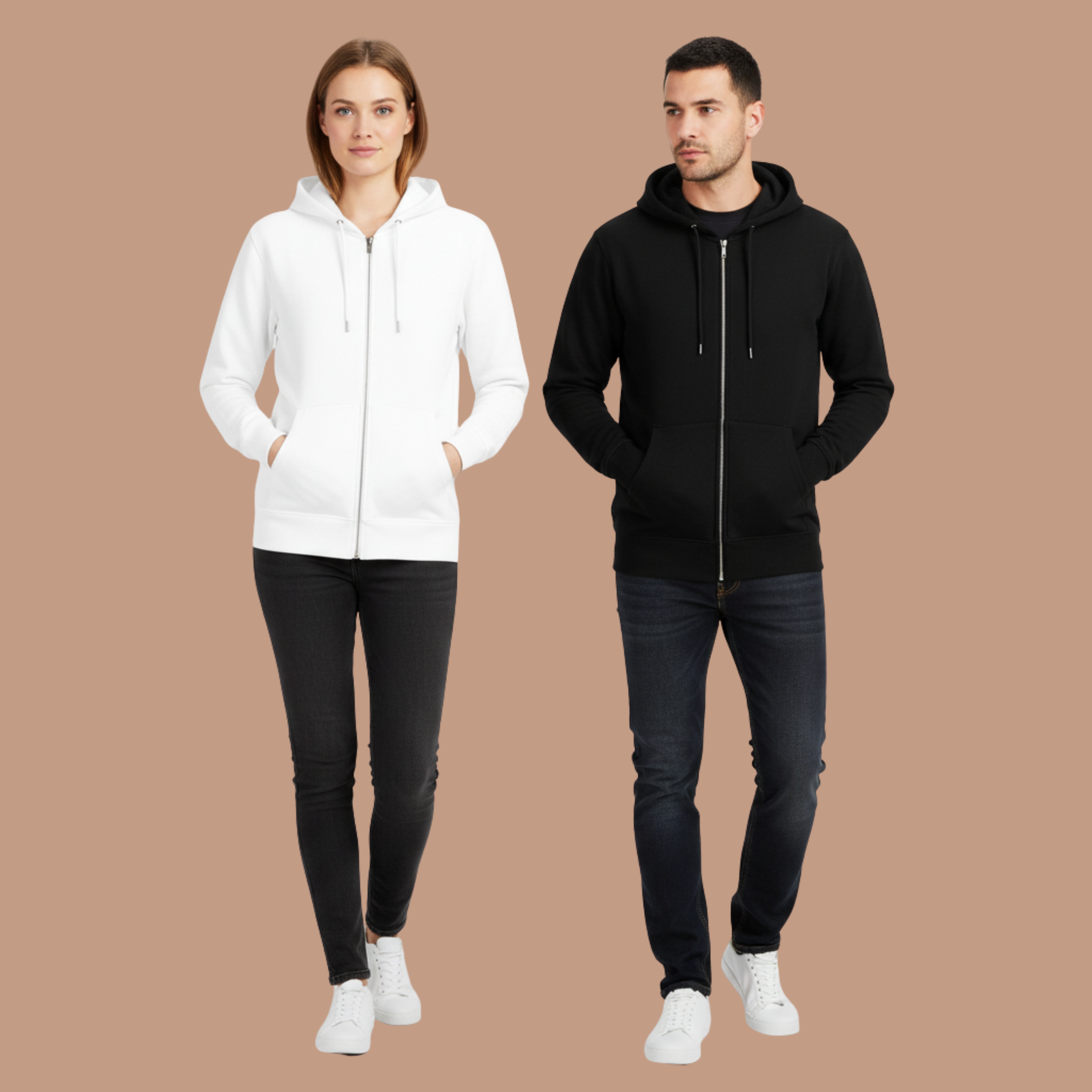 Unisex Zip Hoodie