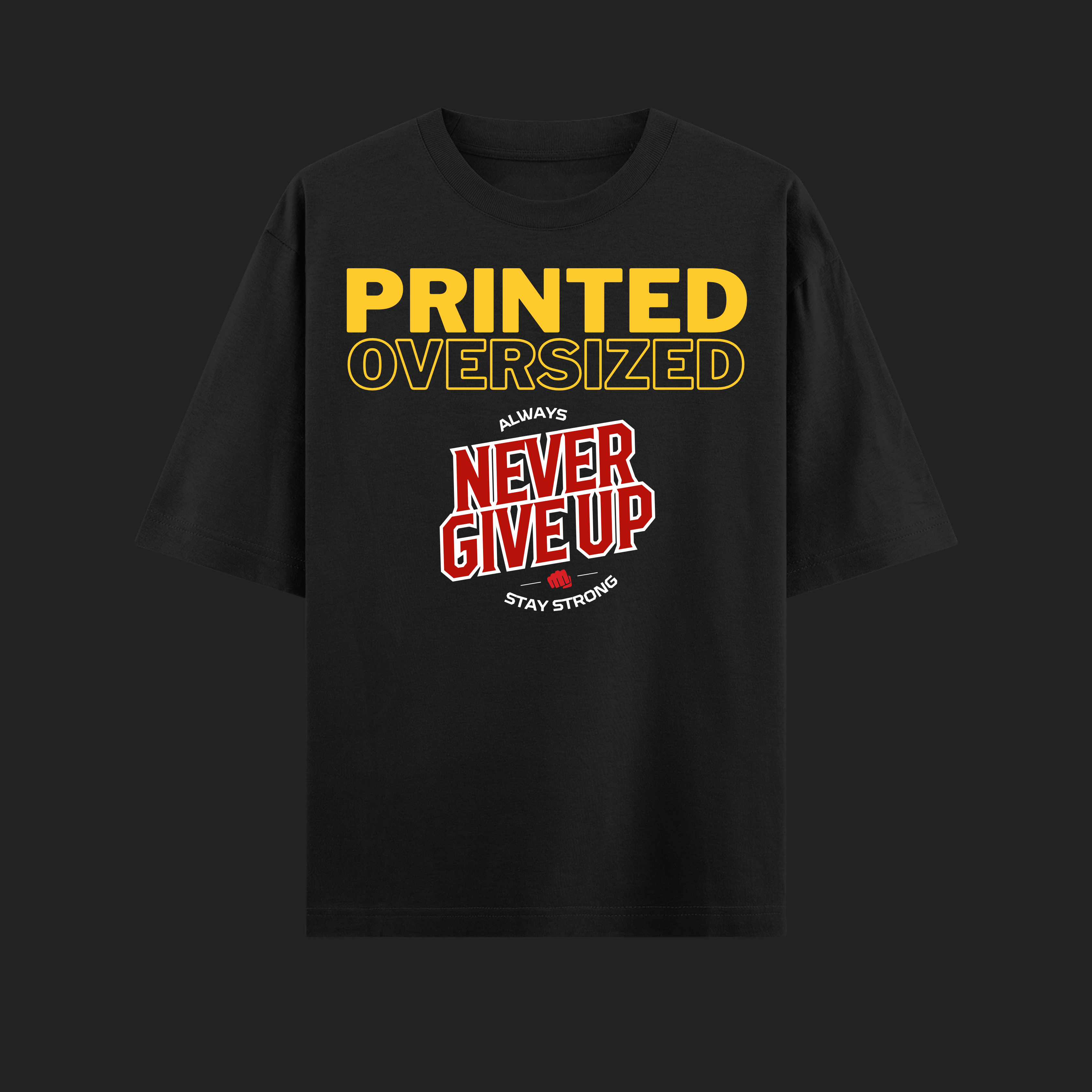 Printed Oversized Classic T-Shirt