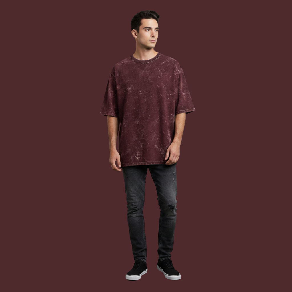 Acid Washed Oversized Tee
