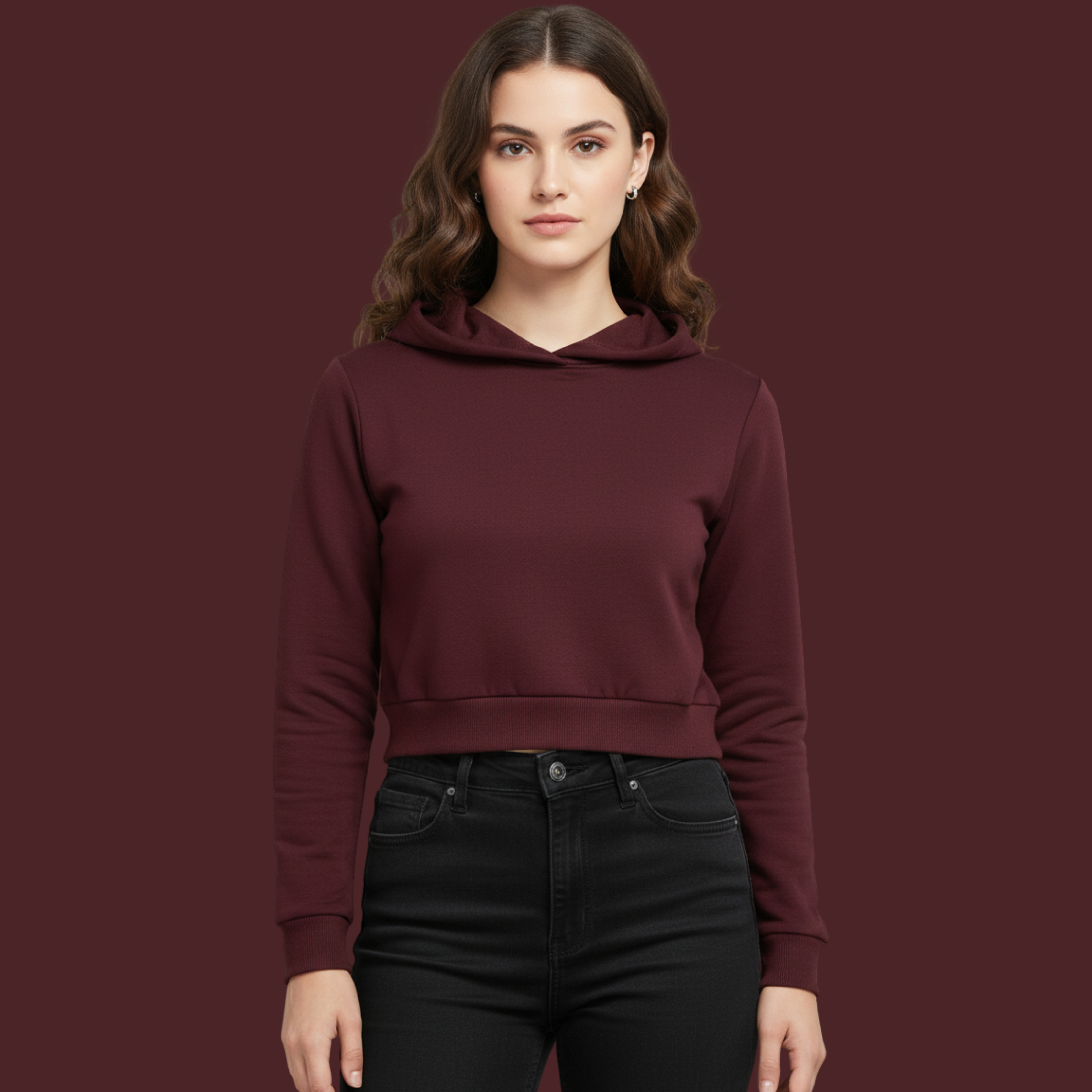 Female Cropped Hoodie