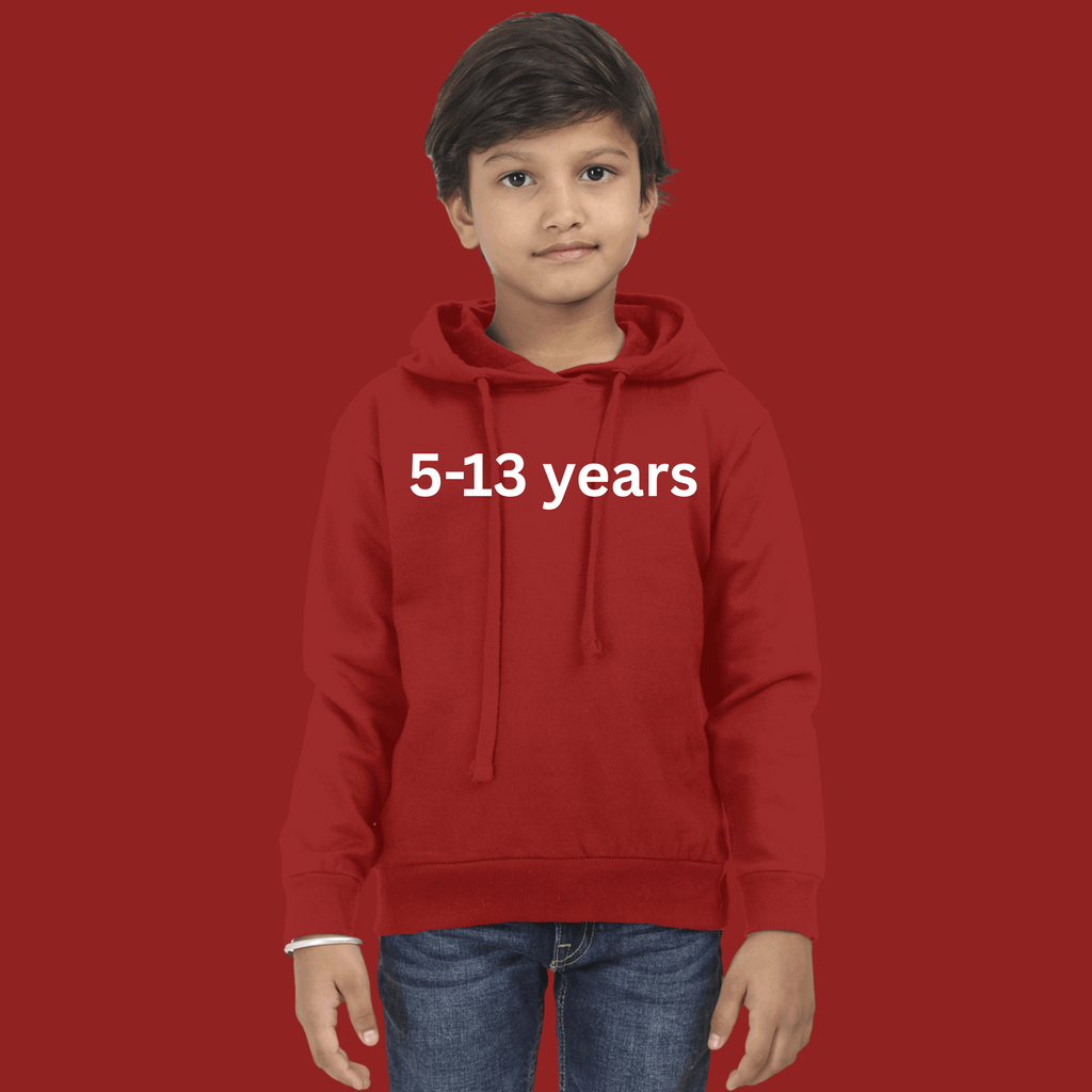 Plain Kids Hoodie 5-13 Years