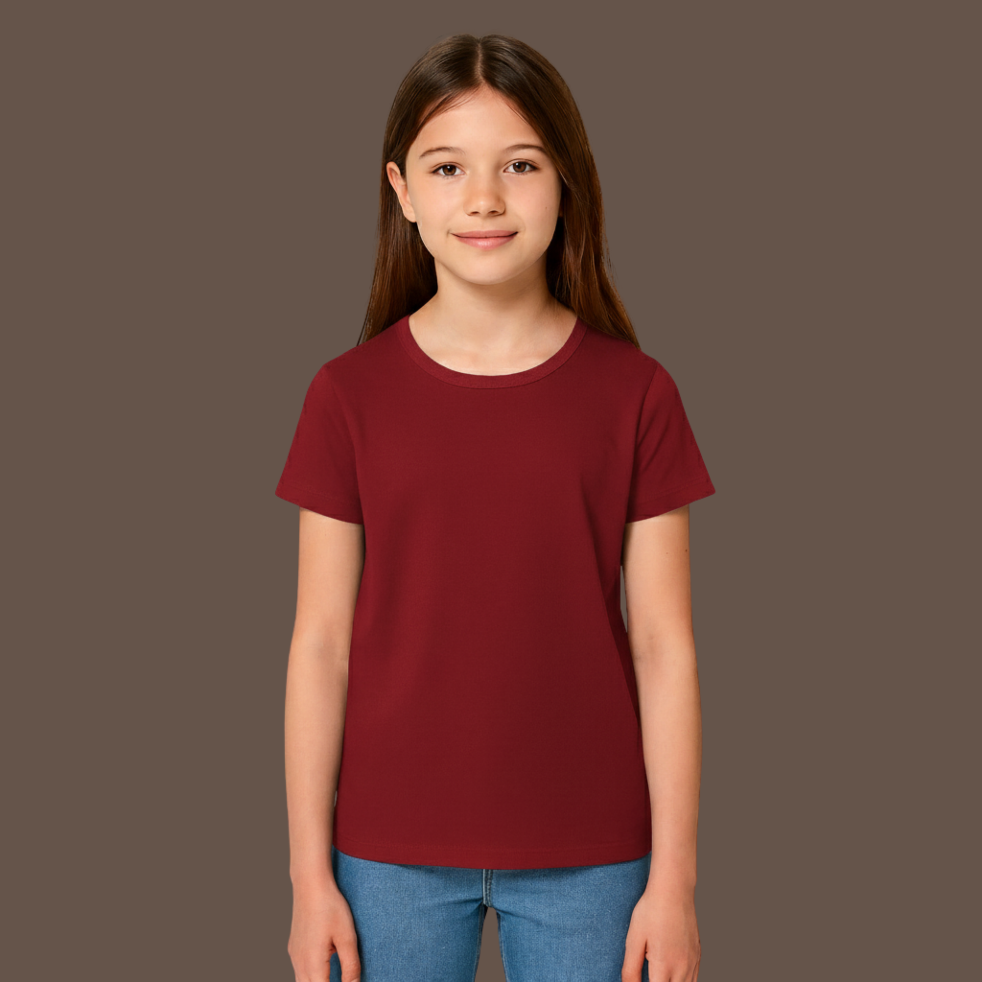 Girl's Crew Neck T-Shirt