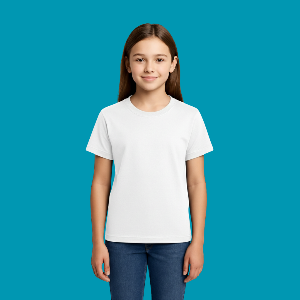 Girl's Crew Neck T-Shirt