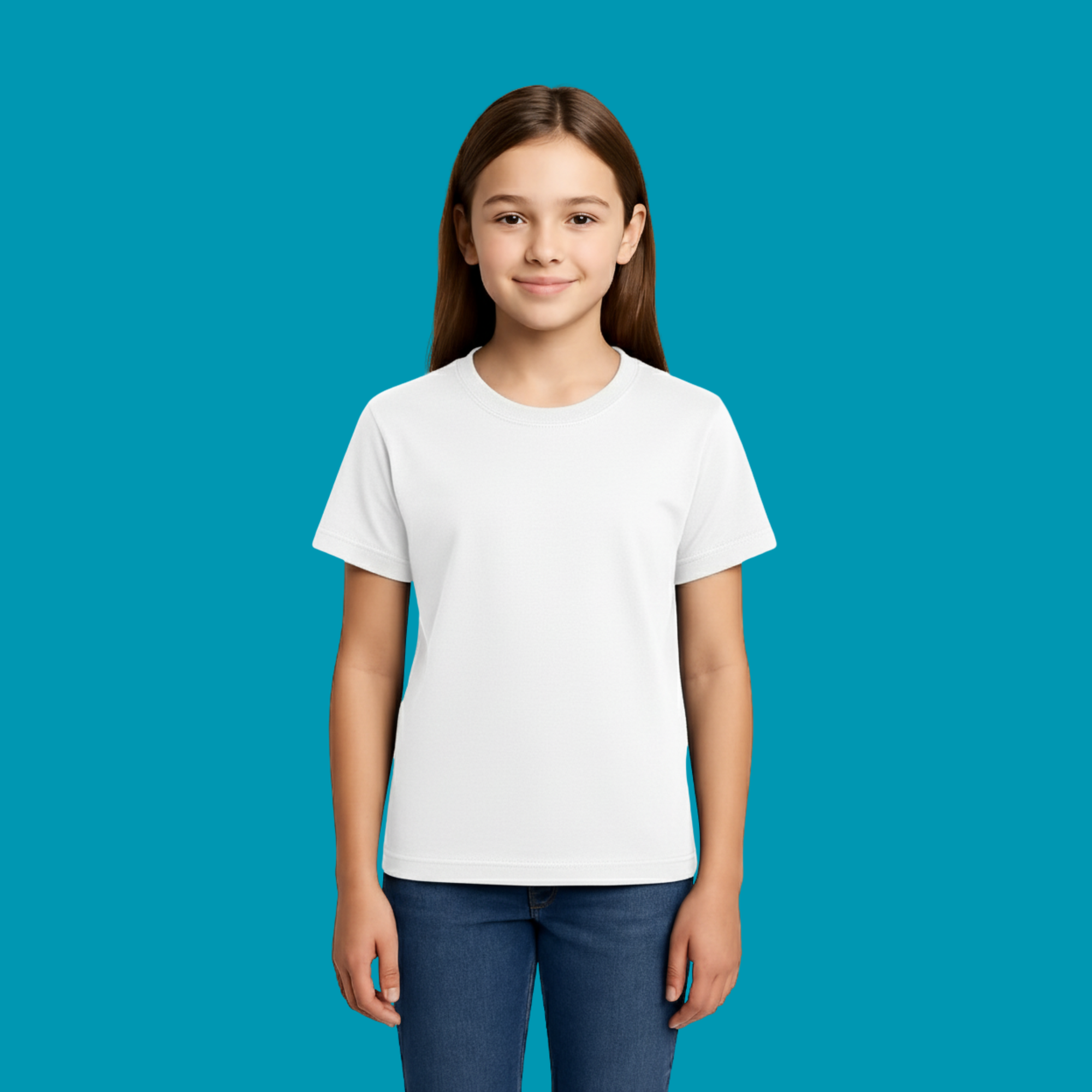 Girl's Crew Neck T-Shirt