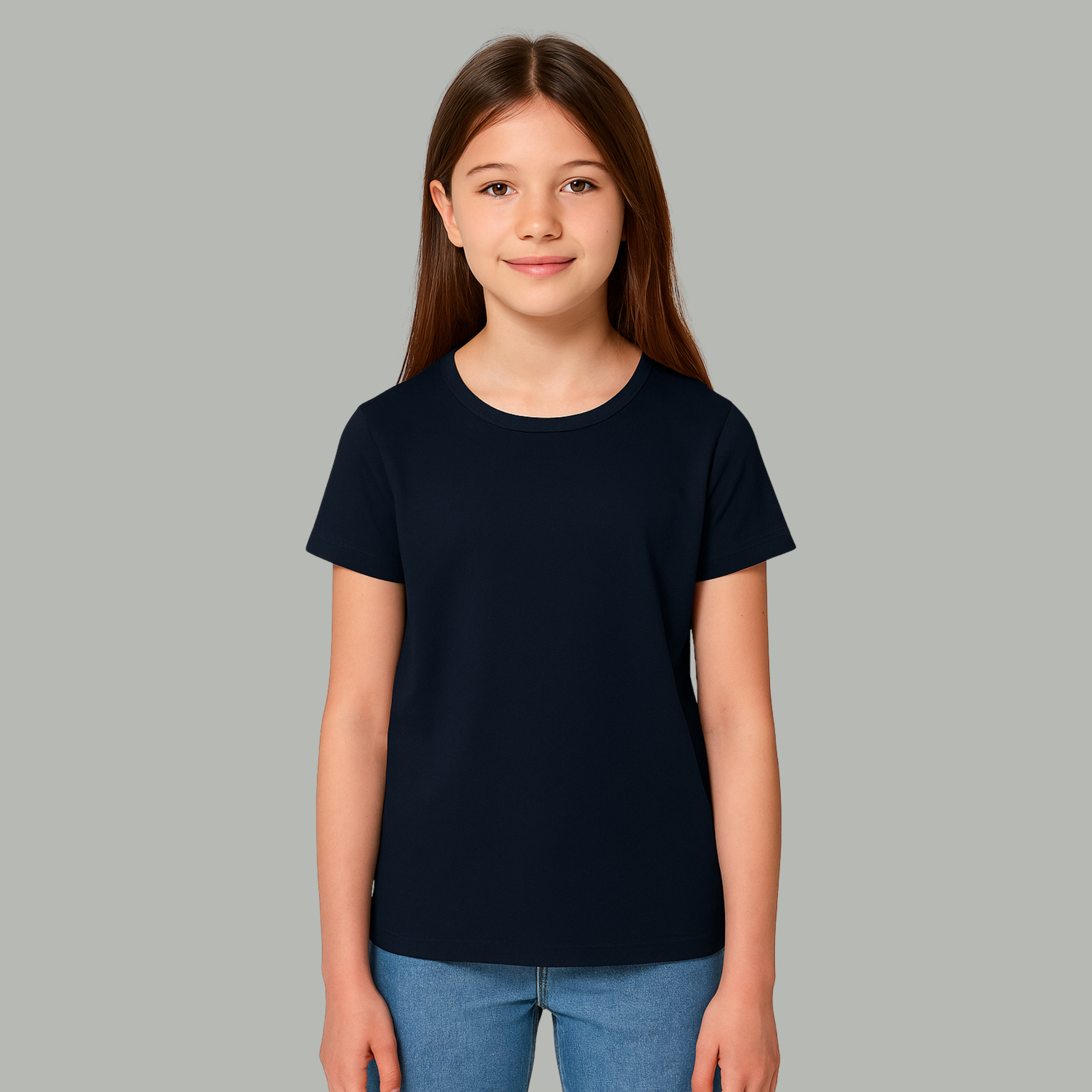 Girl's Crew Neck T-Shirt