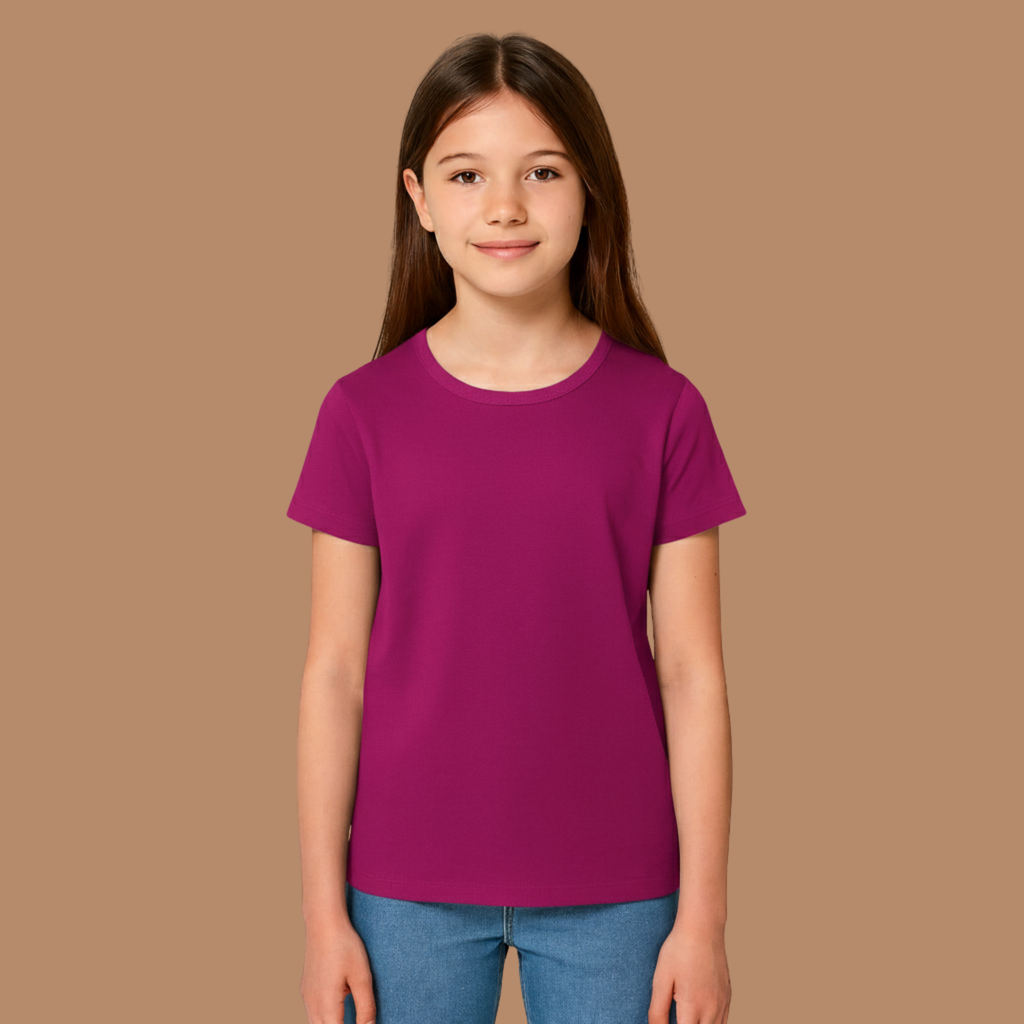Girl's Crew Neck T-Shirt