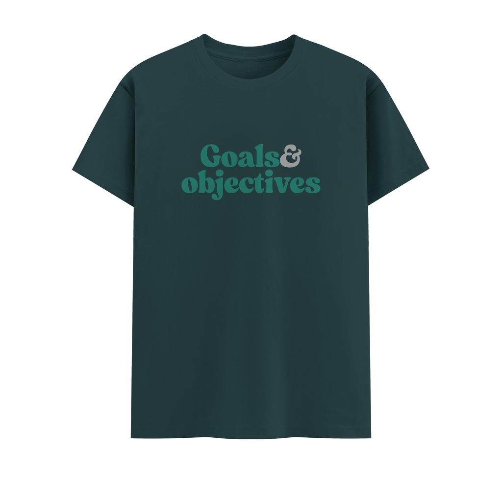 goals & objectives Crew T-Shirt