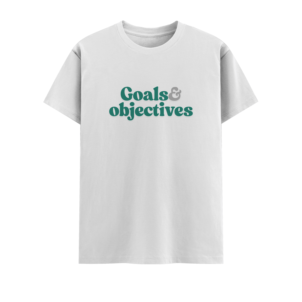 goals & objectives Crew T-Shirt