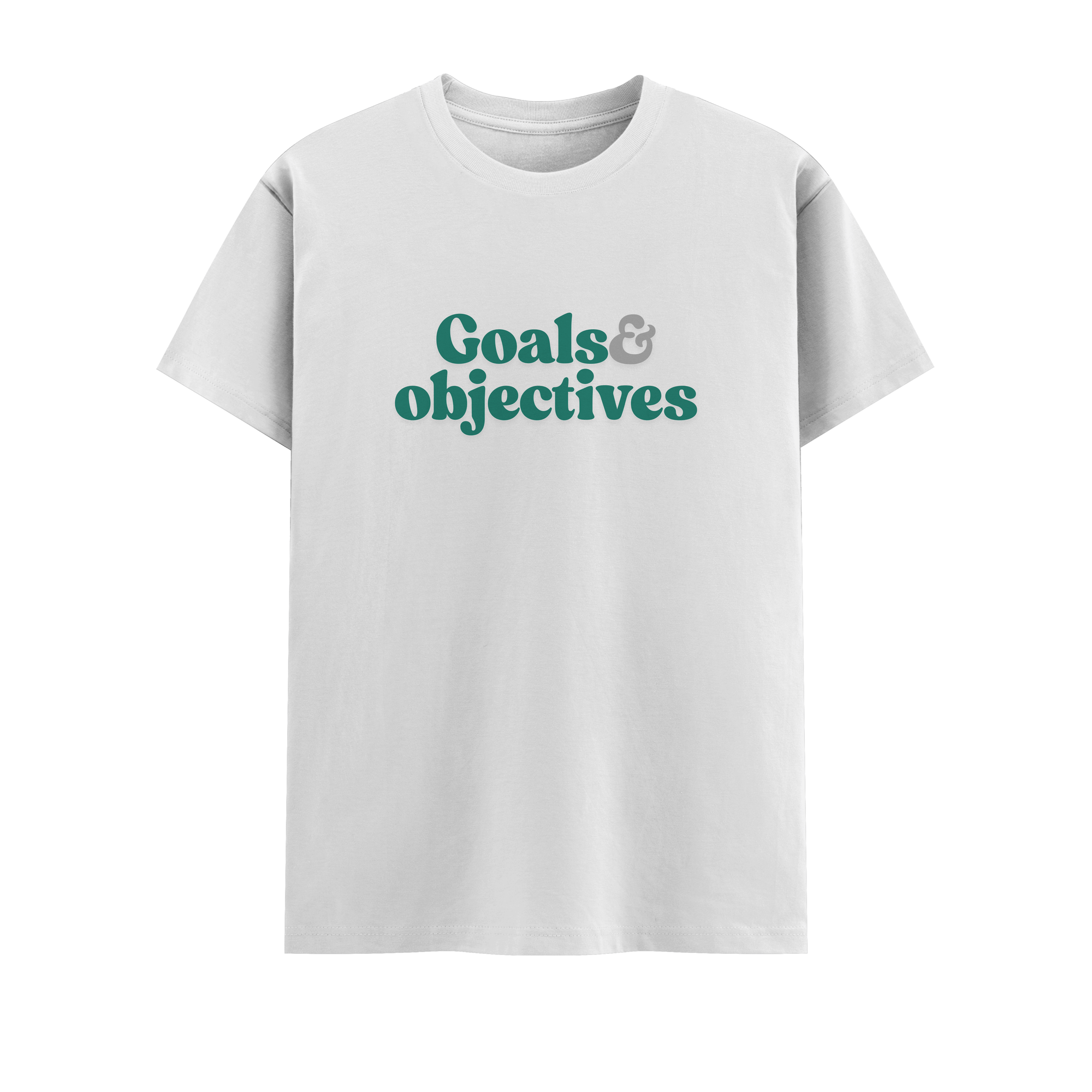 goals & objectives Crew T-Shirt