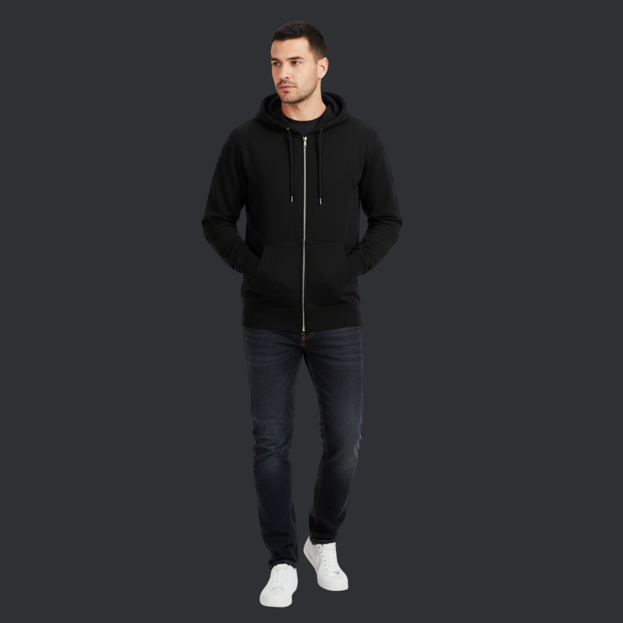 Unisex Zip Hoodie