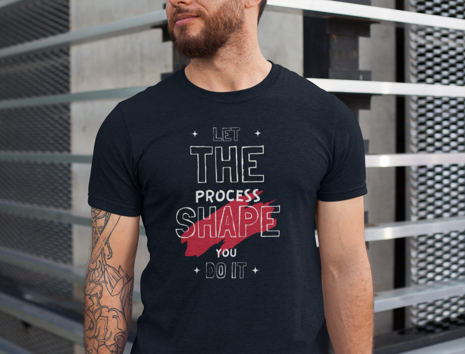 let the process shape you Crew T-Shirt