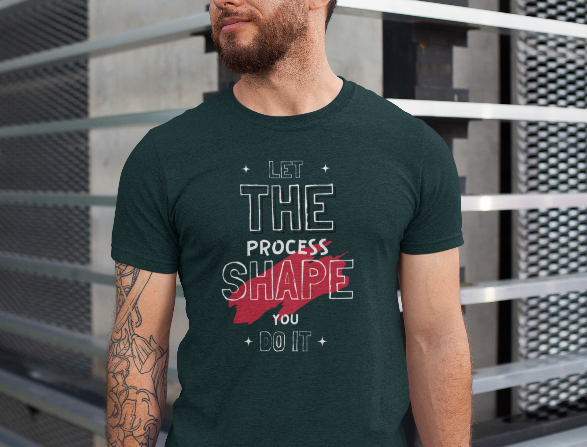 let the process shape you Crew T-Shirt