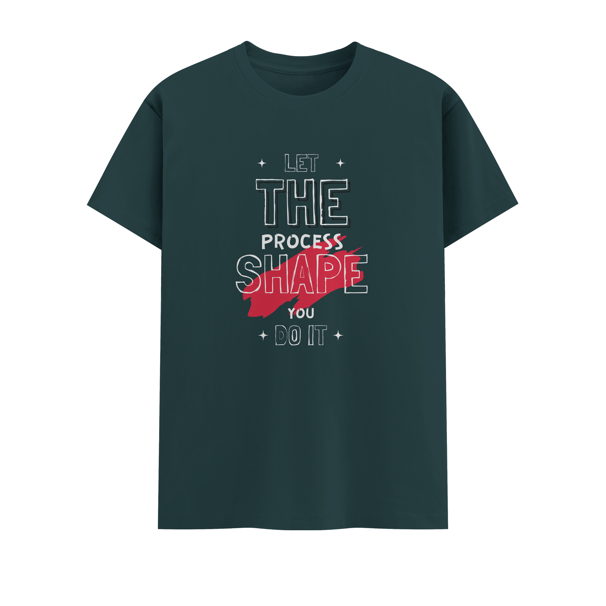 let the process shape you Crew T-Shirt