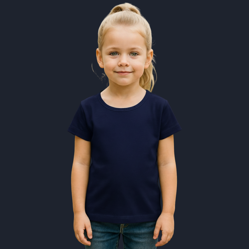 Girl's Crew Neck T-Shirt