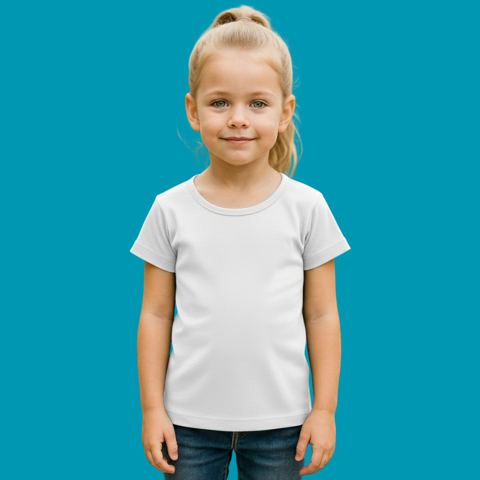 Girl's Crew Neck T-Shirt