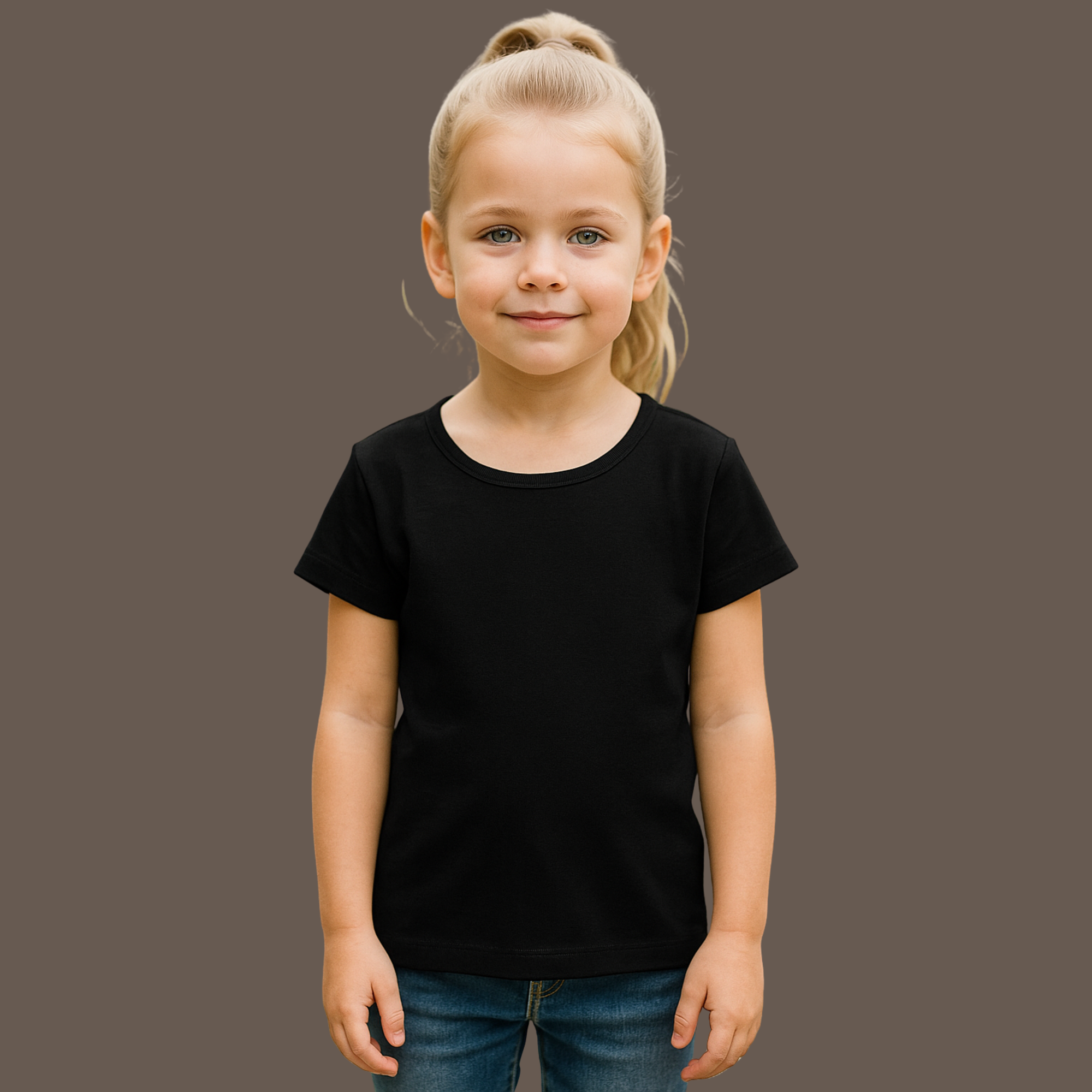 Girl's Crew Neck T-Shirt