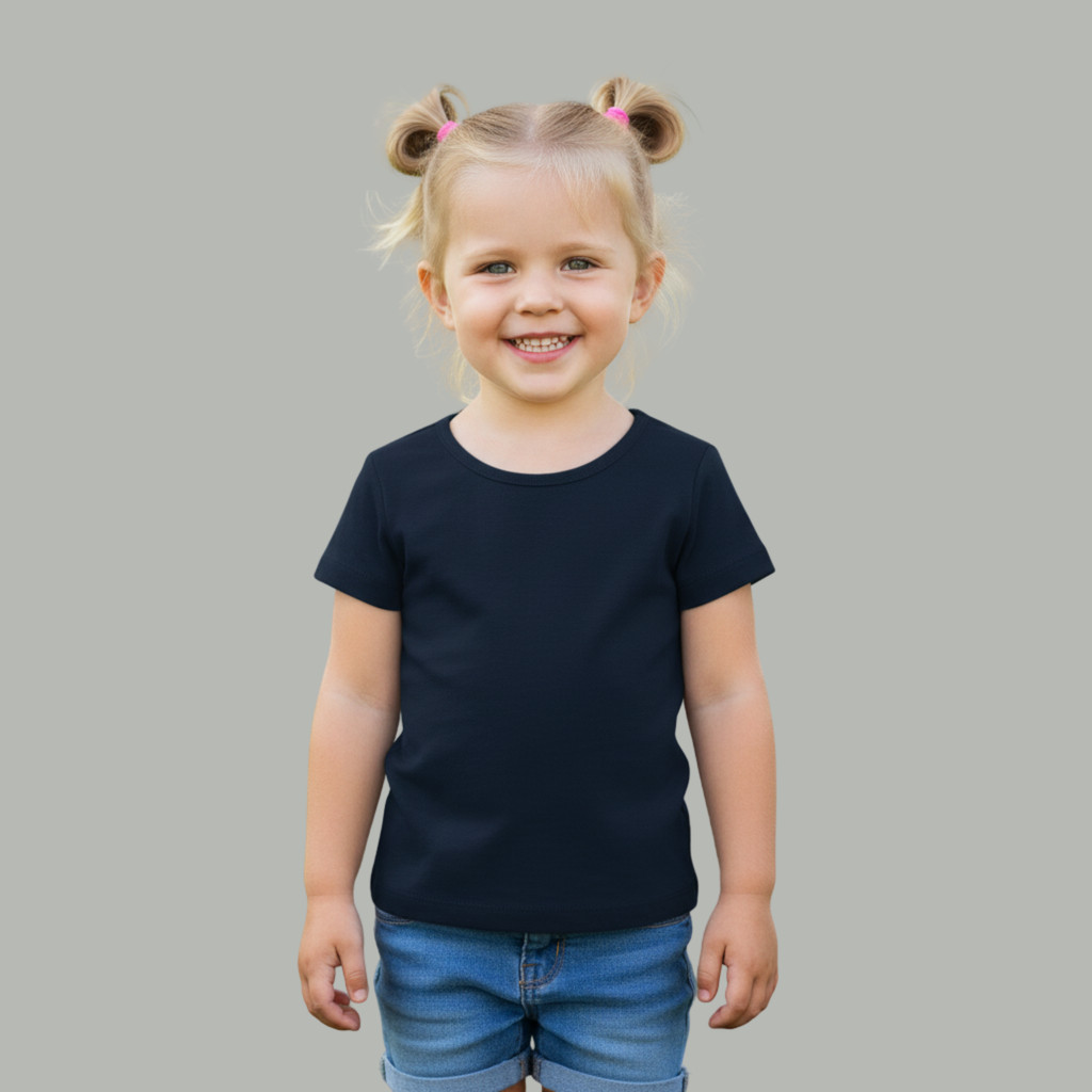 Girl's Crew Neck T-Shirt