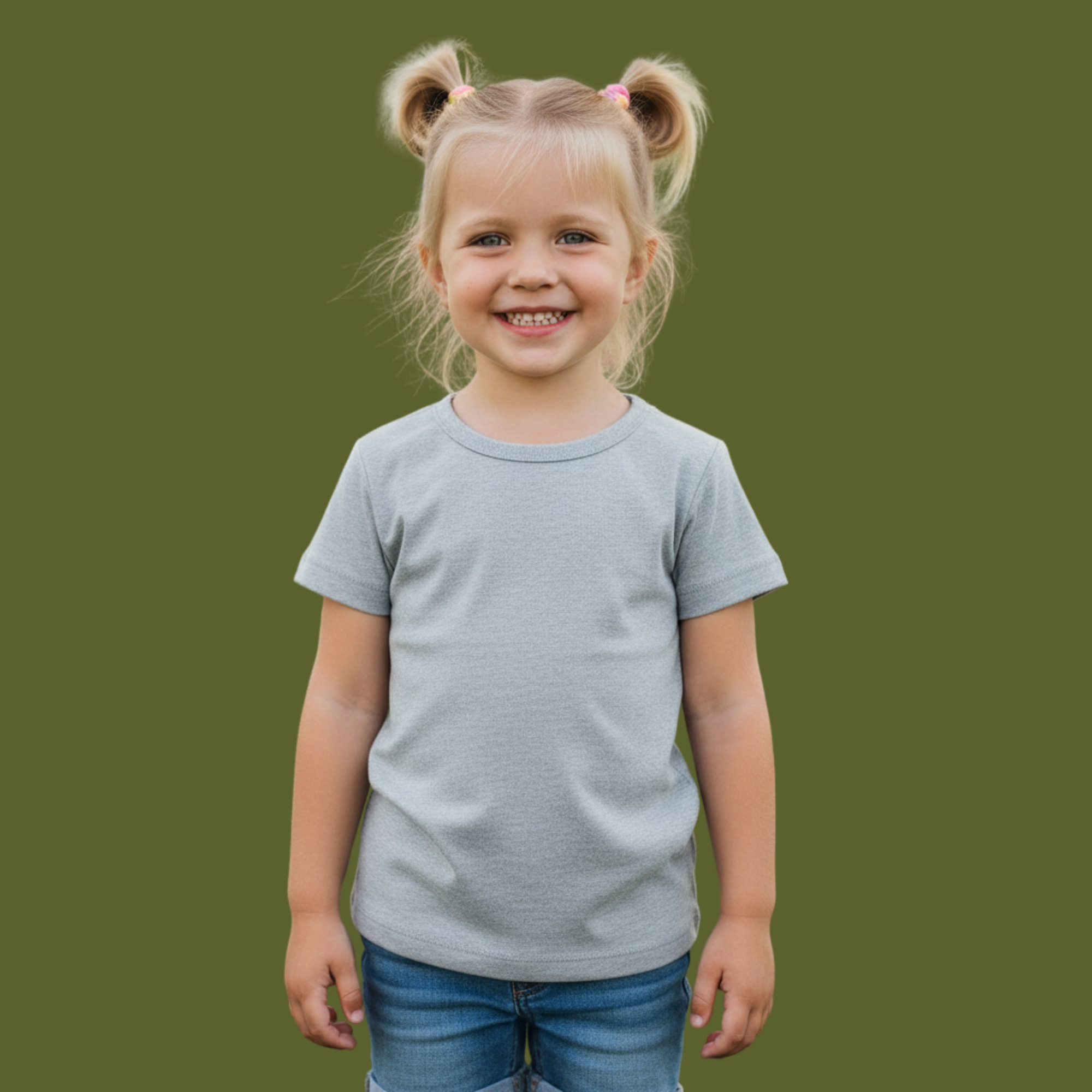 Girl's Crew Neck T-Shirt