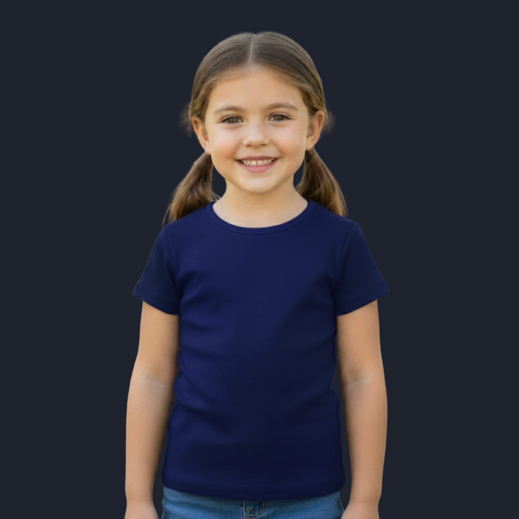 Girl's Crew Neck T-Shirt