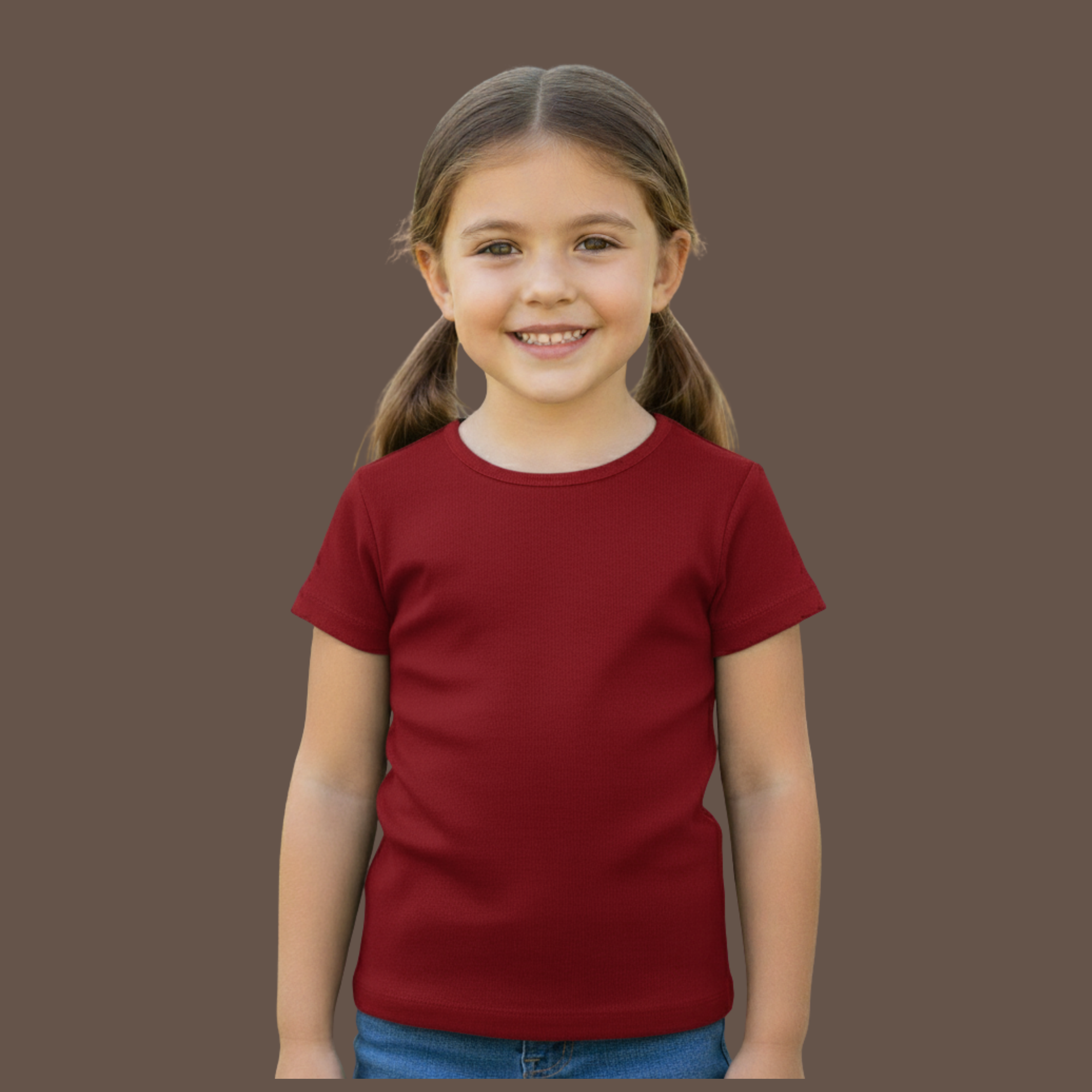 Girl's Crew Neck T-Shirt