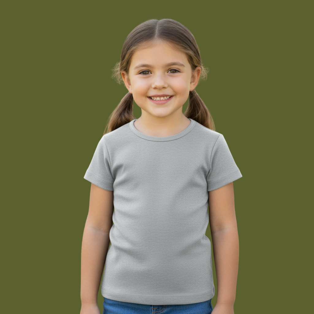 Girl's Crew Neck T-Shirt