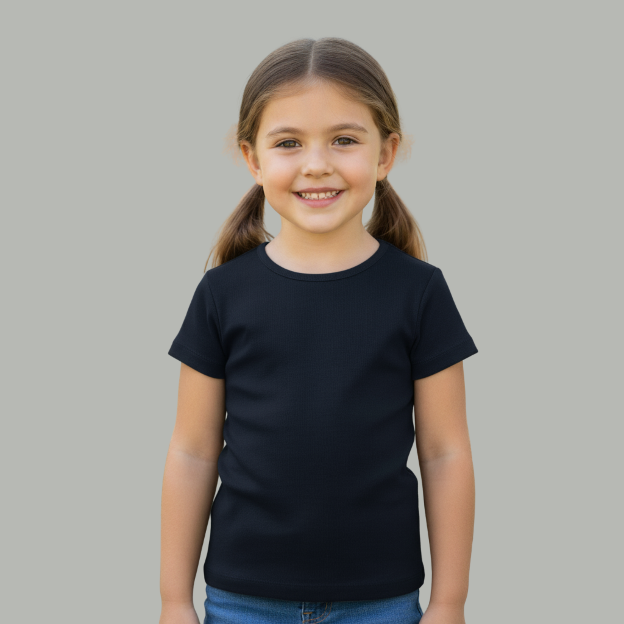 Girl's Crew Neck T-Shirt