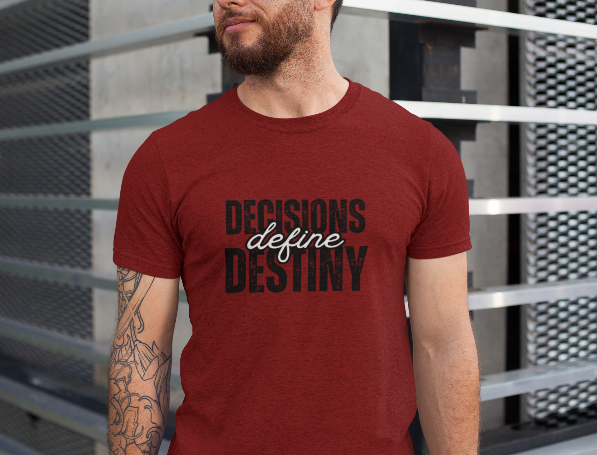 decisions define destiny Crew T-Shirt