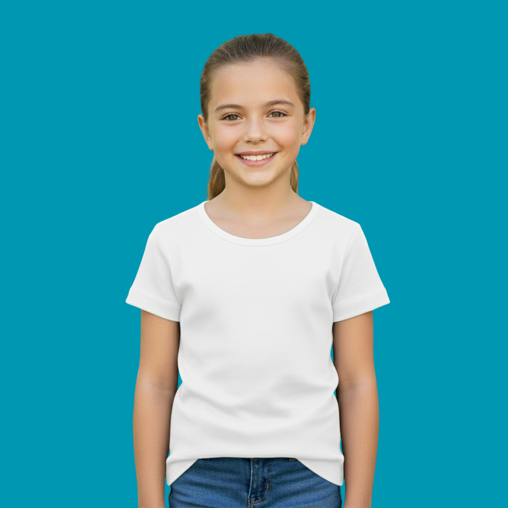 Girl's Crew Neck T-Shirt