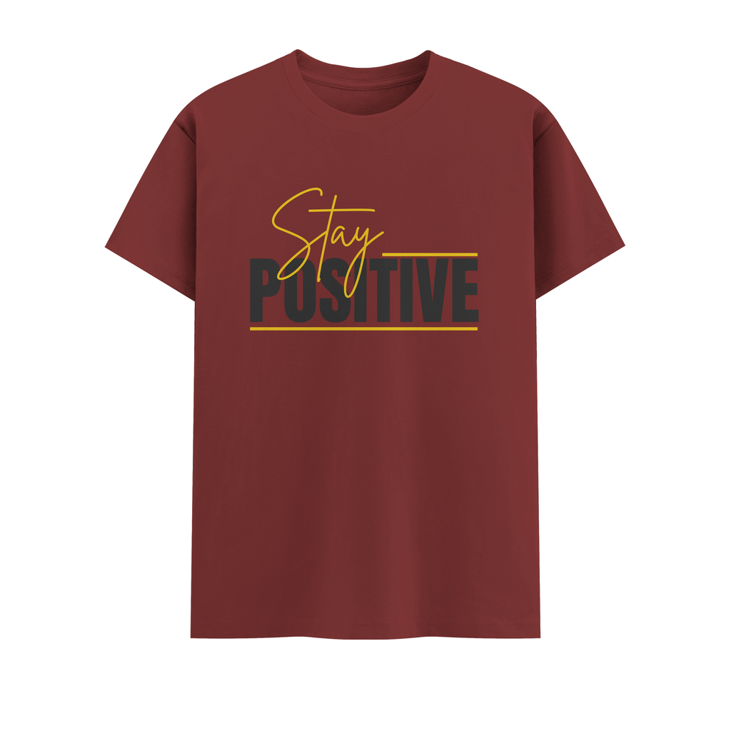 stay positive Crew T-Shirt