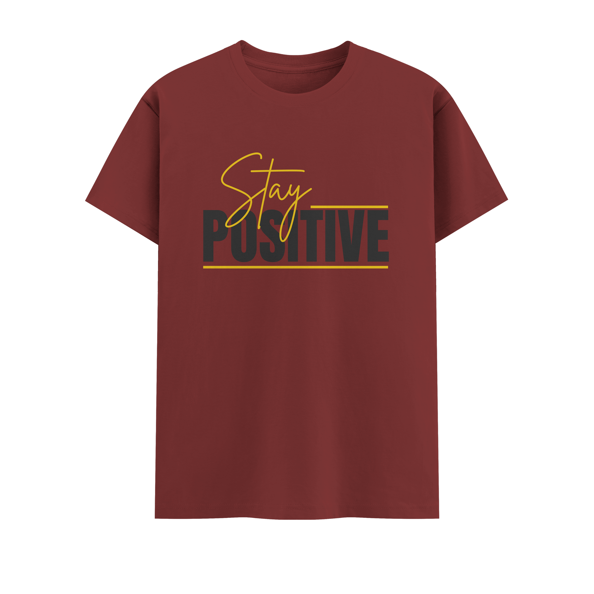 stay positive Crew T-Shirt