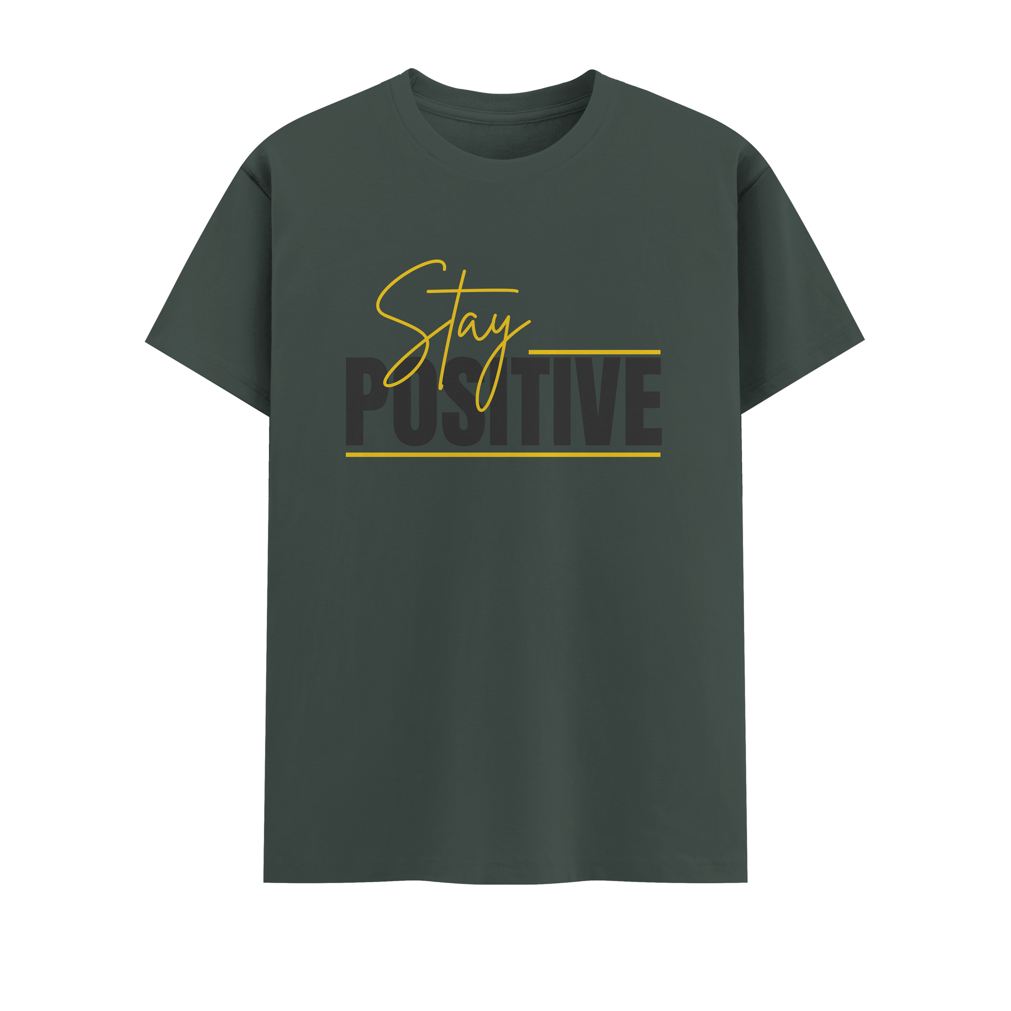 stay positive Crew T-Shirt