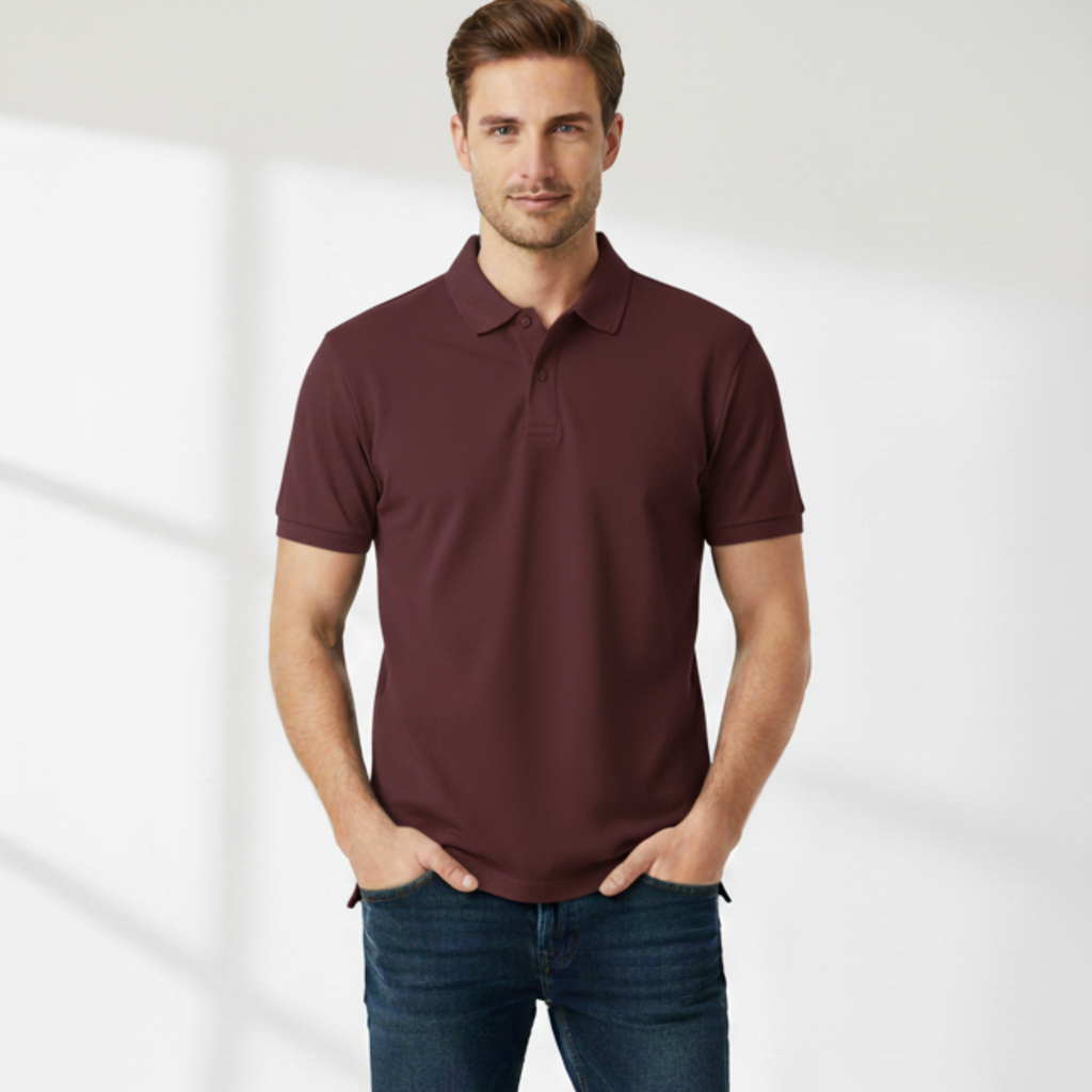 Maroon Polo T-shirt