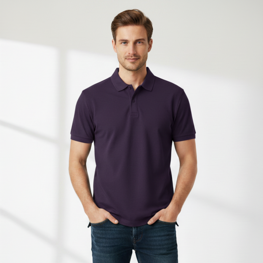 Purple Polo T-shirt