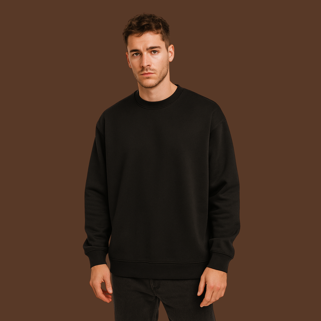 Unisex Oversized Sweatshirt Black