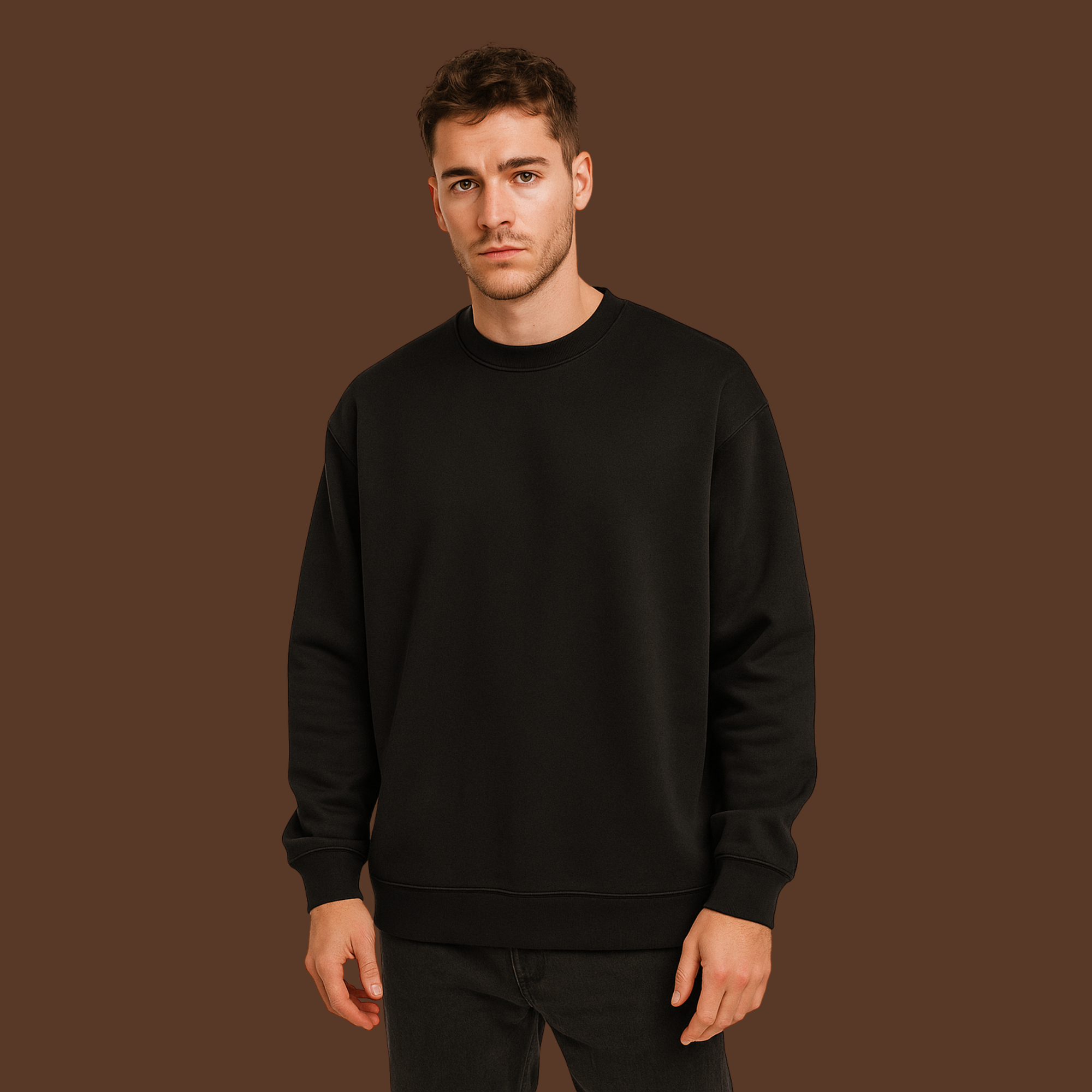 Unisex Oversized Sweatshirt Black