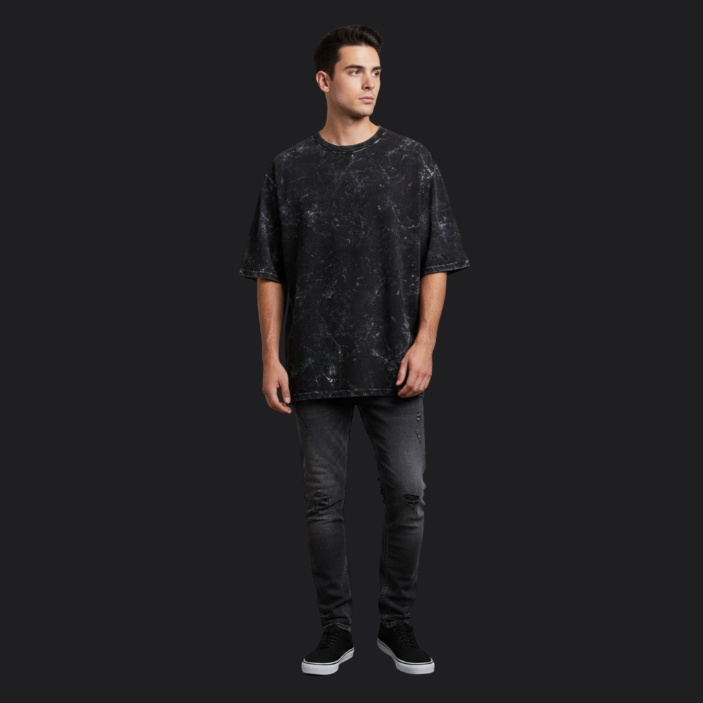 Acid Washed Oversized Tee