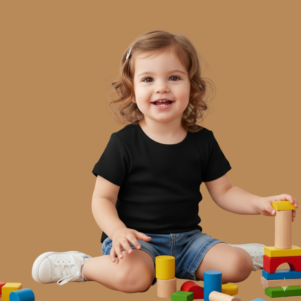 Girl's Crew Neck T-Shirt