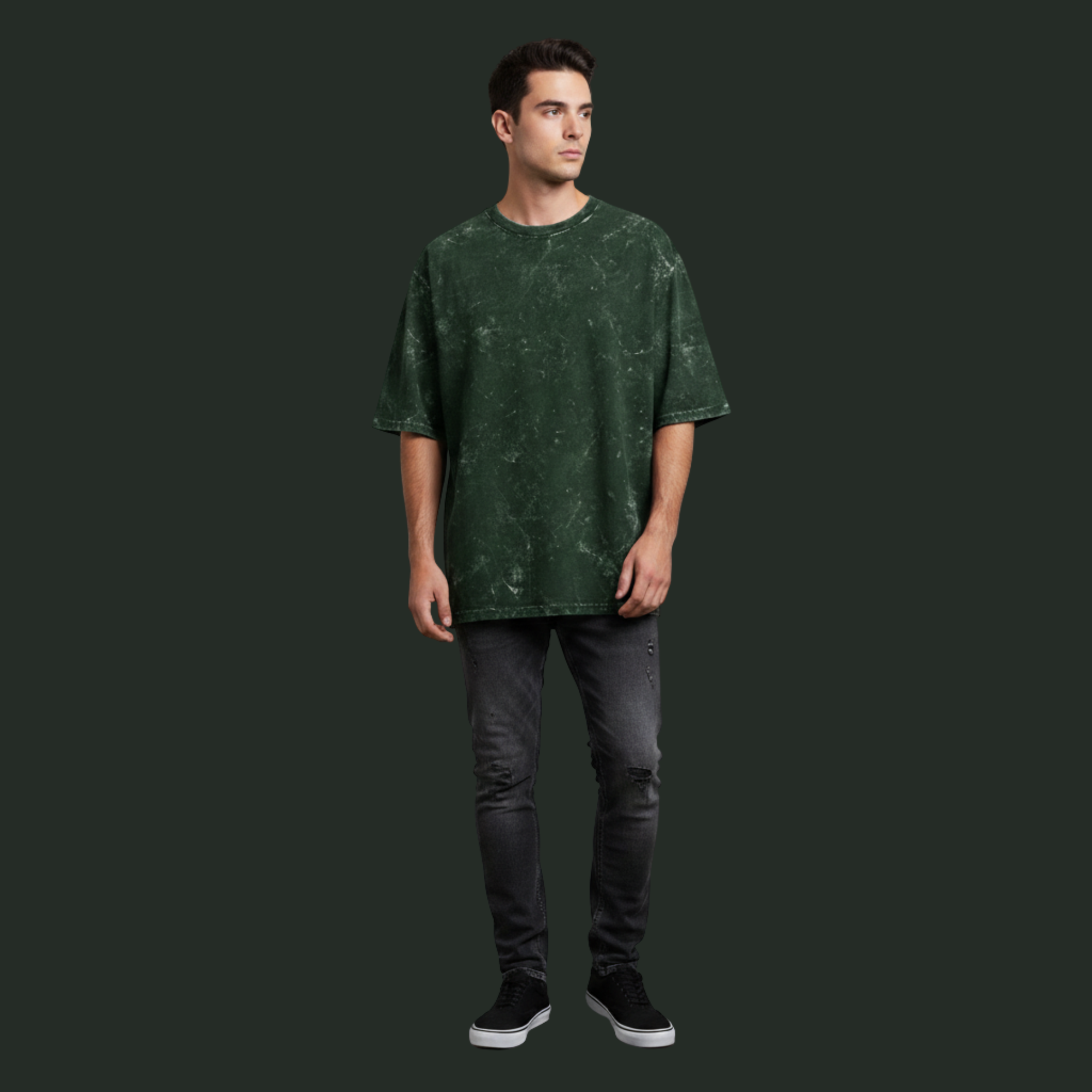 Acid Washed Oversized Tee