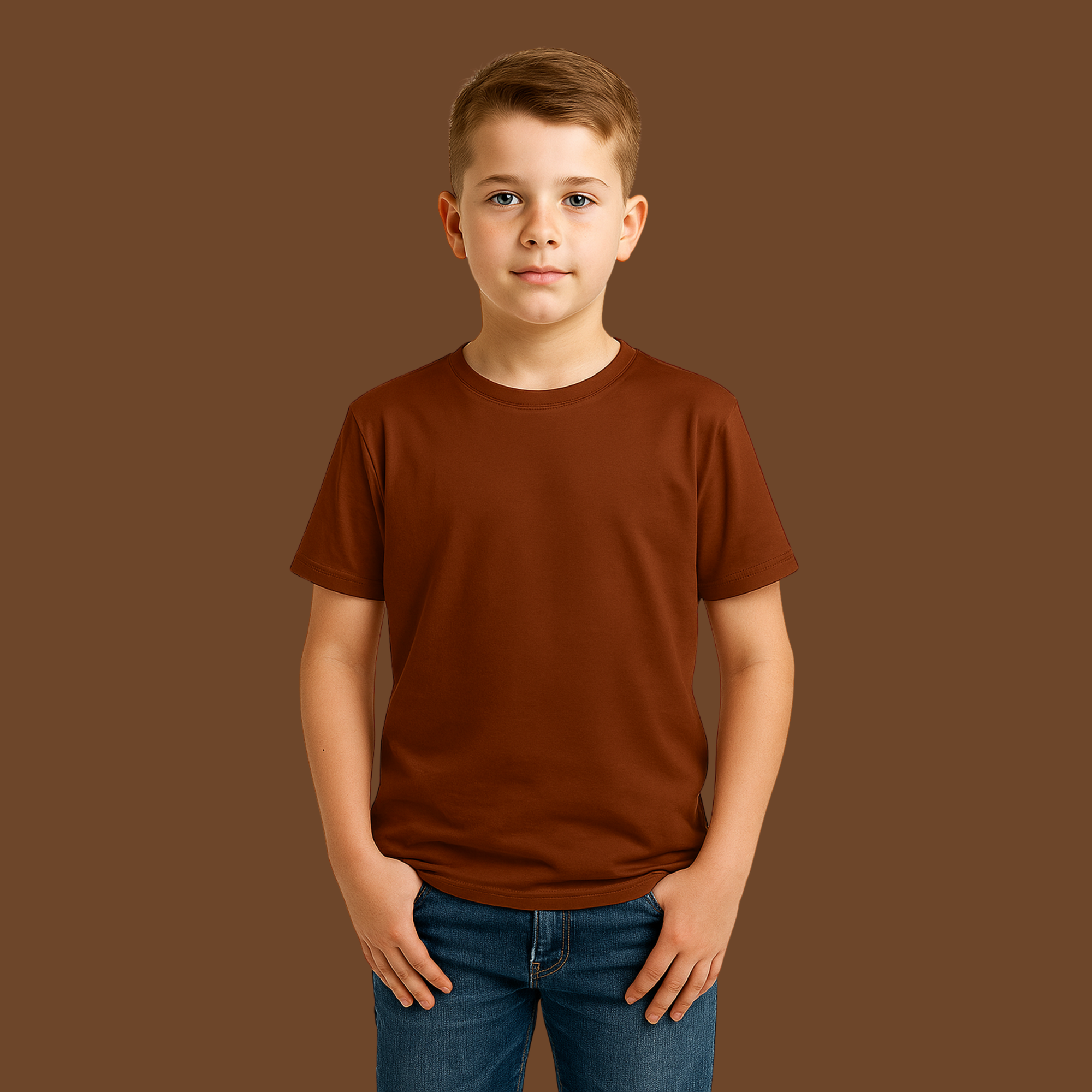 Boy's Crew Neck T-Shirt
