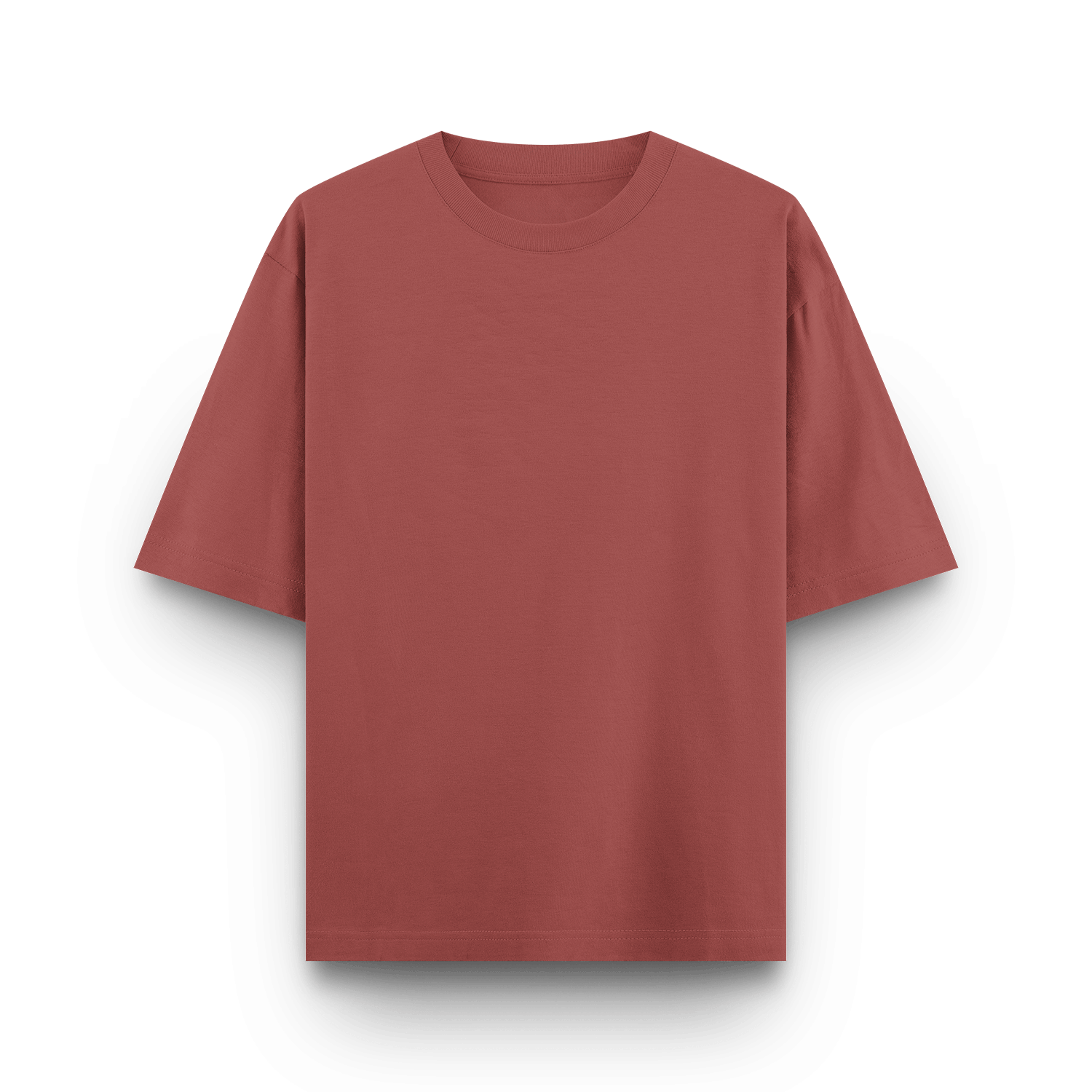 Male Oversized Classic T-Shirt Coral