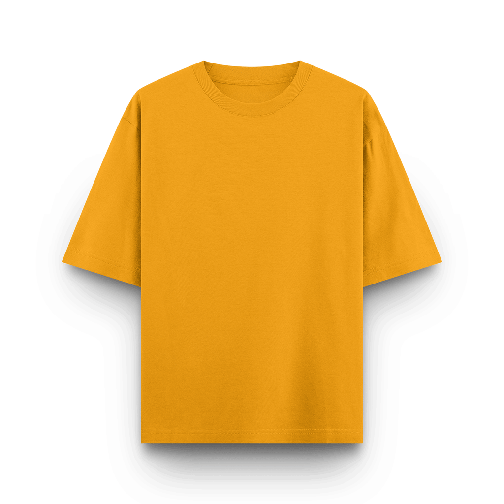 Male Oversized Classic T-Shirt GoldenYellow