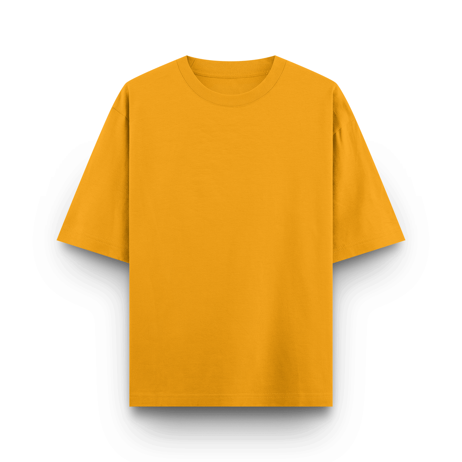 Male Oversized Classic T-Shirt GoldenYellow