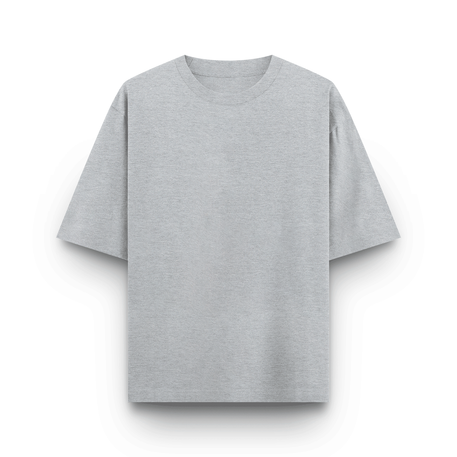 Male Oversized Classic T-Shirt GreyMelange