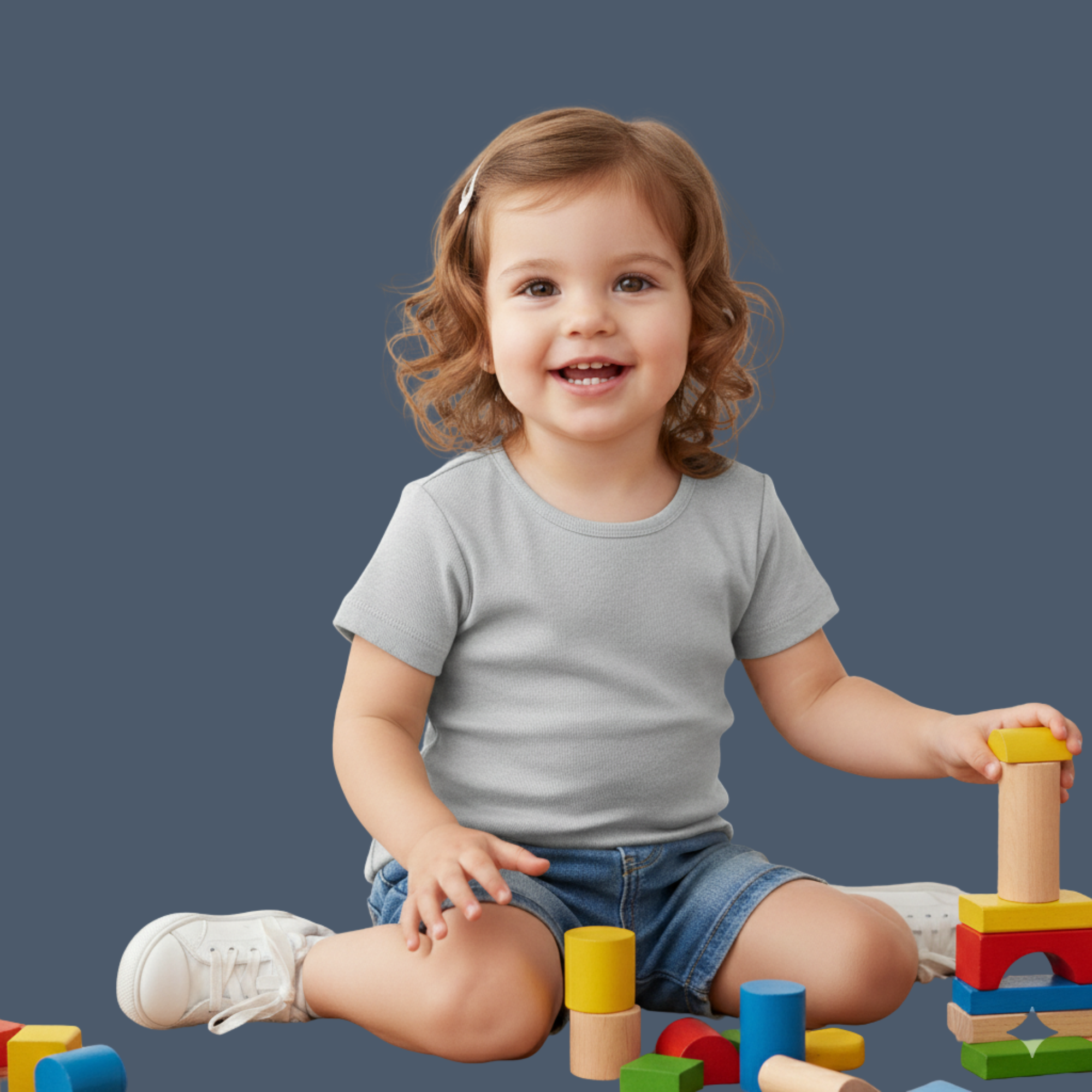 Girl's Crew Neck T-Shirt