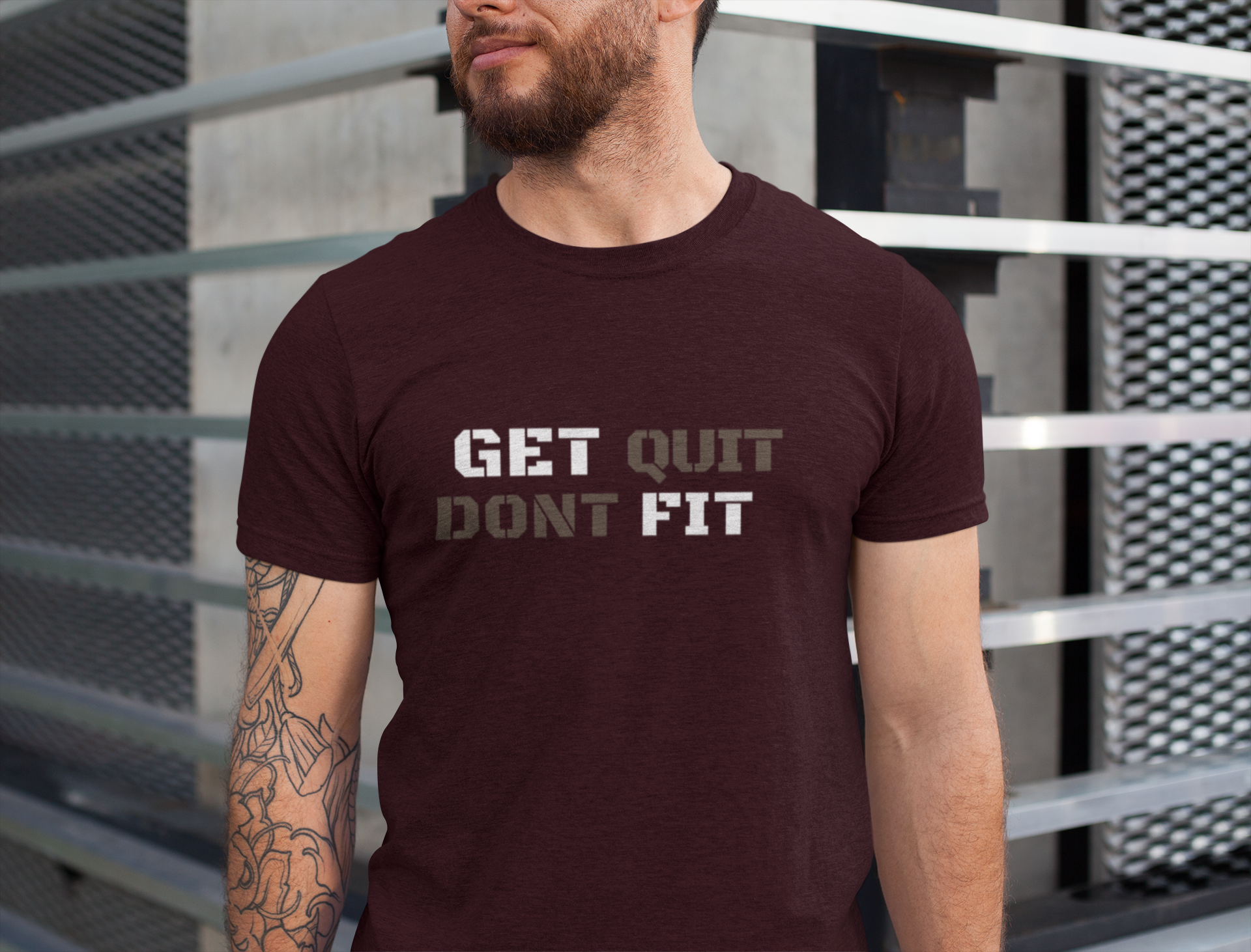 Gym Classic Crew T-Shirt Maroon