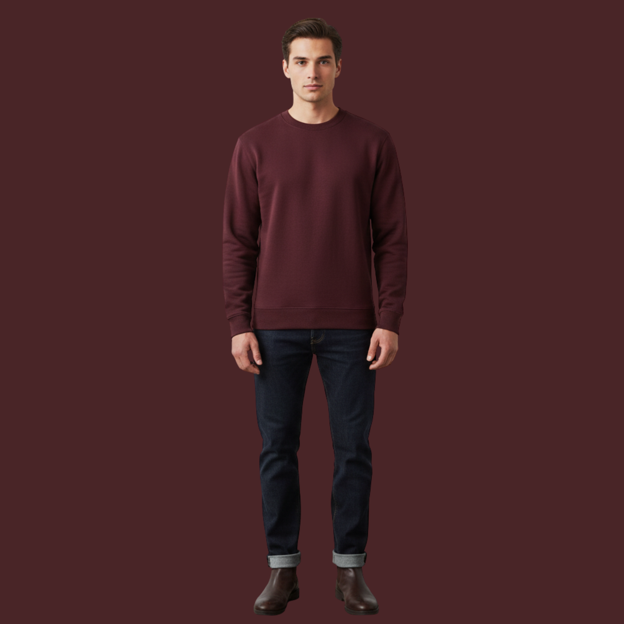 Sweatshirt Maroon