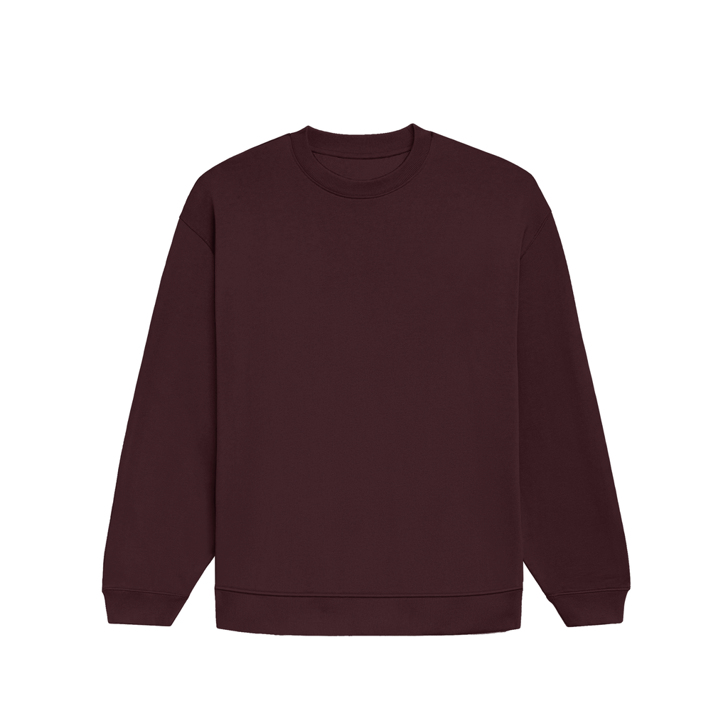 Unisex Oversized Sweatshirt Maroon