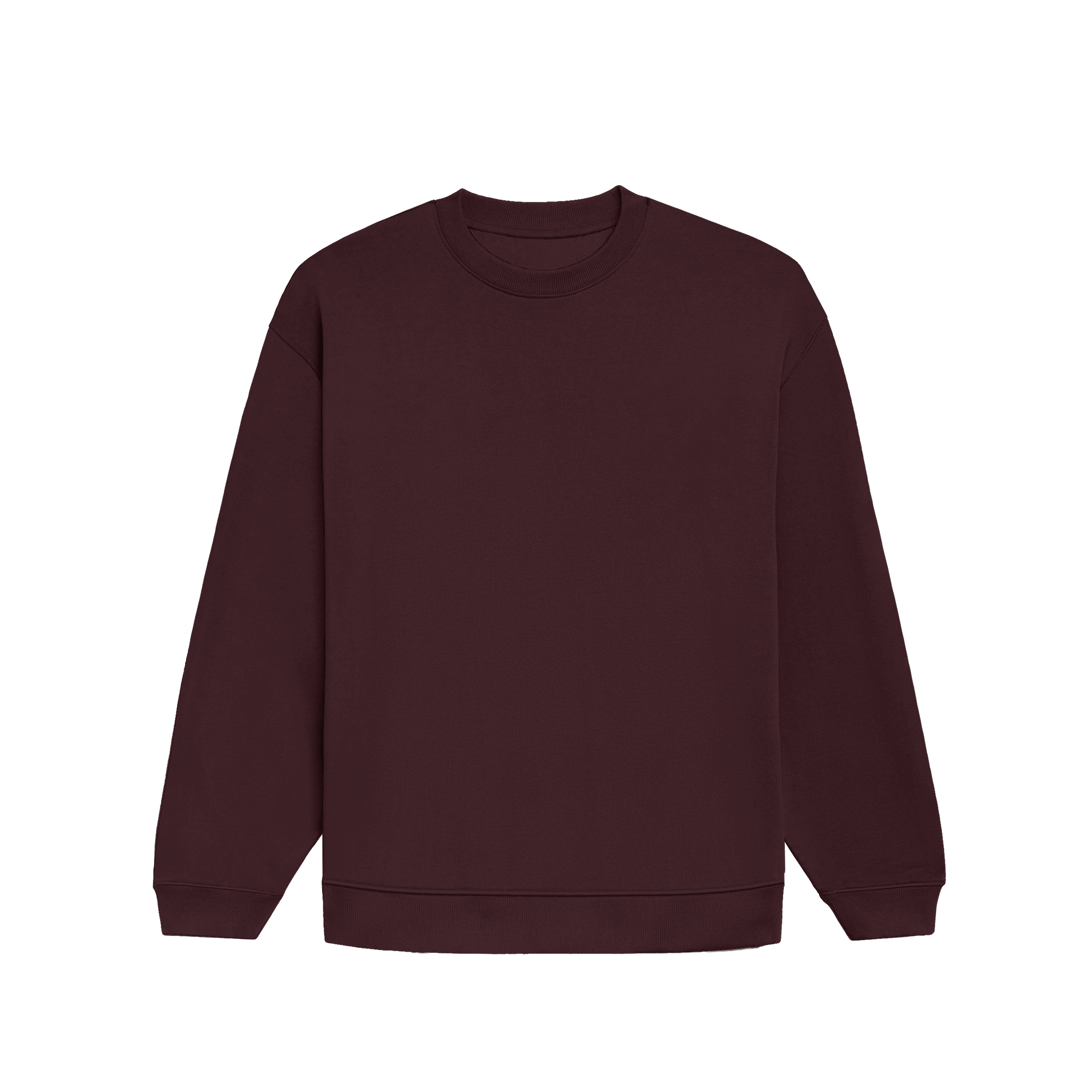 Unisex Oversized Sweatshirt Maroon