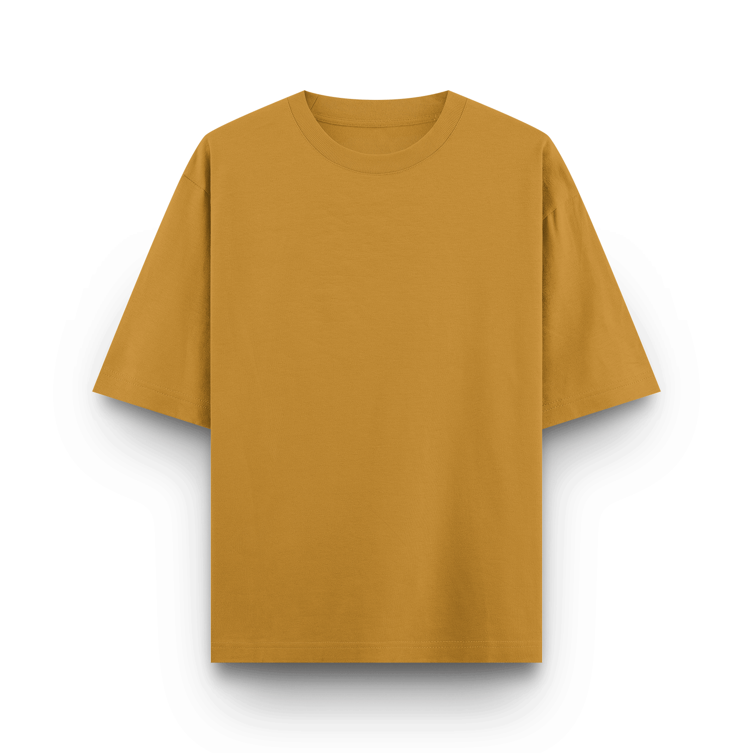 Male Oversized Classic T-Shirt MustardYellow